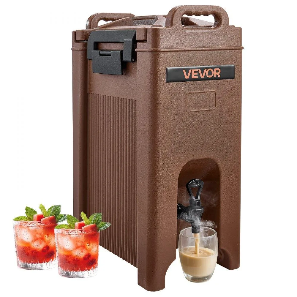 VEVOR VEVOR Insulated Beverage Dispenser 5 Gal 19L Brown — product photo