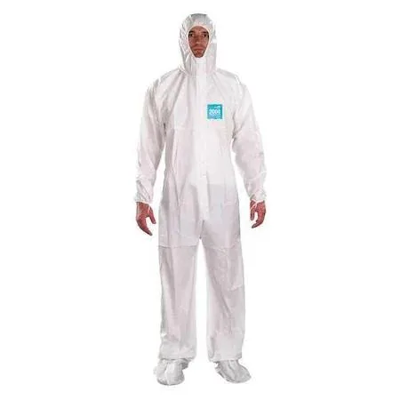 ANSELL ANSELL WH20-B-92-107-05 Hooded Coverall, Bound, Booted, XL, PK25 personal protective equipment — product photo