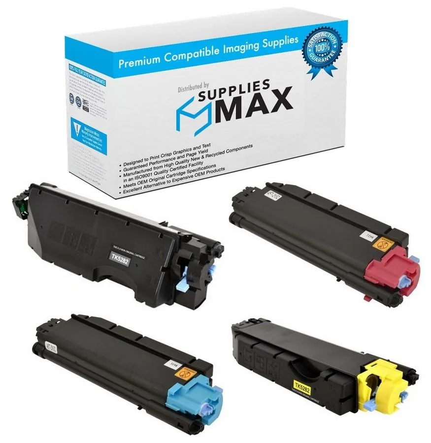 SuppliesMax SuppliesMax Toner Cartridge Combo Pack TK-5282MP (BK/C/M/Y) 13000 Pages — product photo
