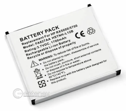Centenex Electronics Centenex Electronics BAIPAQRX5000_310 1700mAh Li-ion battery handheld pcs accessory — product photo