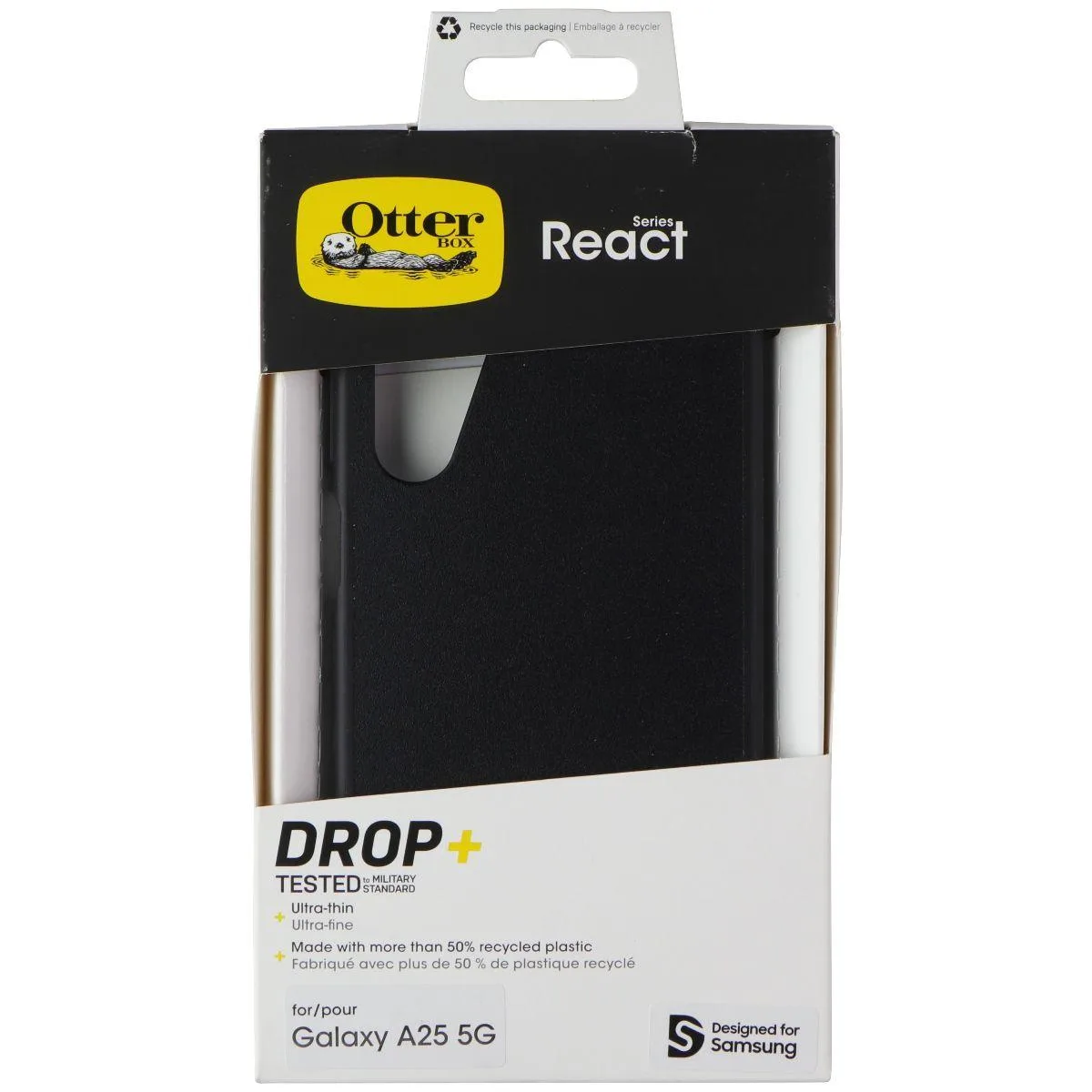 OtterBox OtterBox React Series Case Samsung Galaxy A25 5G Black — product photo