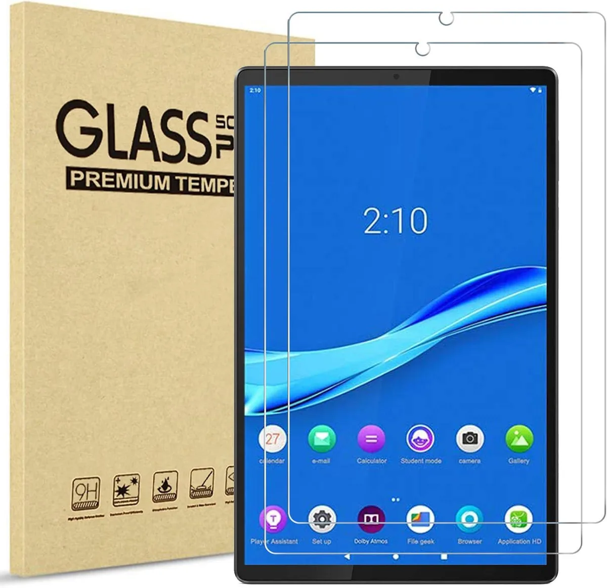 Leelbox Leelbox TB-X606F Screen Protector 2 Pack 10.3 Inch 0.33 mm — product photo