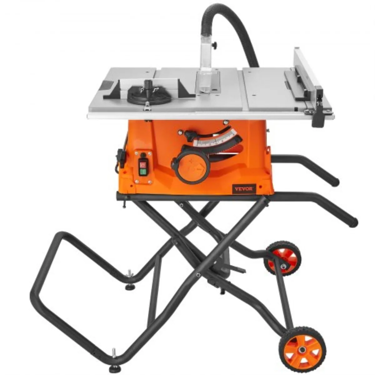 VEVOR VEVOR M1H-ZP5-254D-1 10-inch 15A 25in rip 5000RPM table saw — product photo