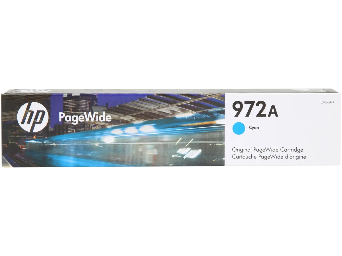 HP HP L0R86AN 972A Cyan Ink Cartridge (genuine brands) — product photo