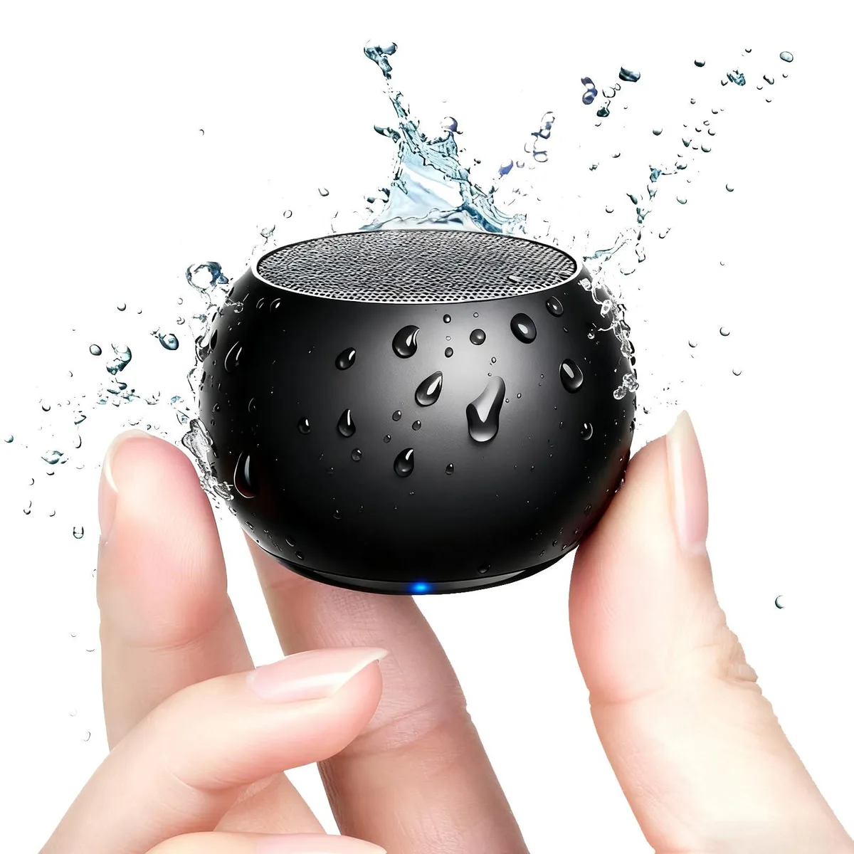 No Sew No Sew i12 portable speaker, Bluetooth 5.3, IPX7, 5 W, 8 h, 1.6 in, black — product photo