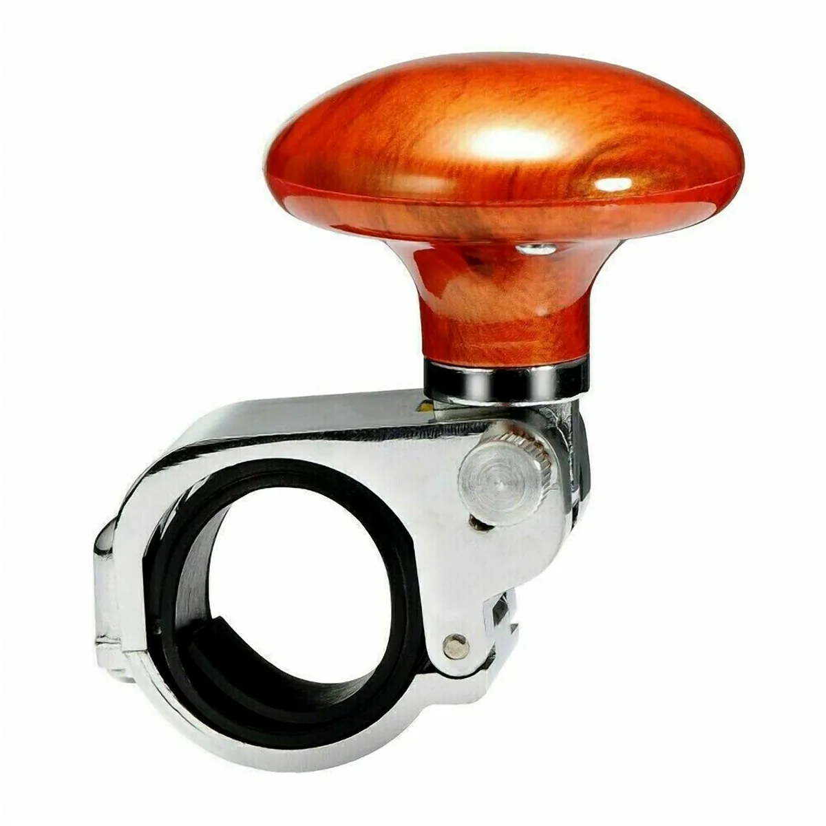 The Perfect Part The Perfect Part steering wheel spinner knob woodgrain 8cm height — product photo