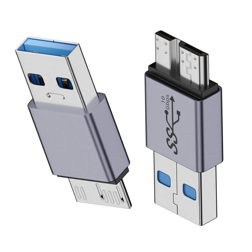 Fervit Fervit USB-C 3.1 Type-A Male to Micro USB 3.0 Male Data Adapter 10Gbps — product photo
