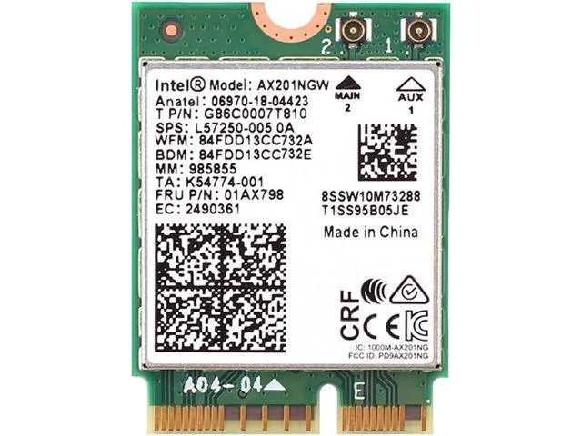 LORDWORLD LORDWORLD AX201NGW WiFi 6E M.2 Card Bluetooth 5.3 — product photo