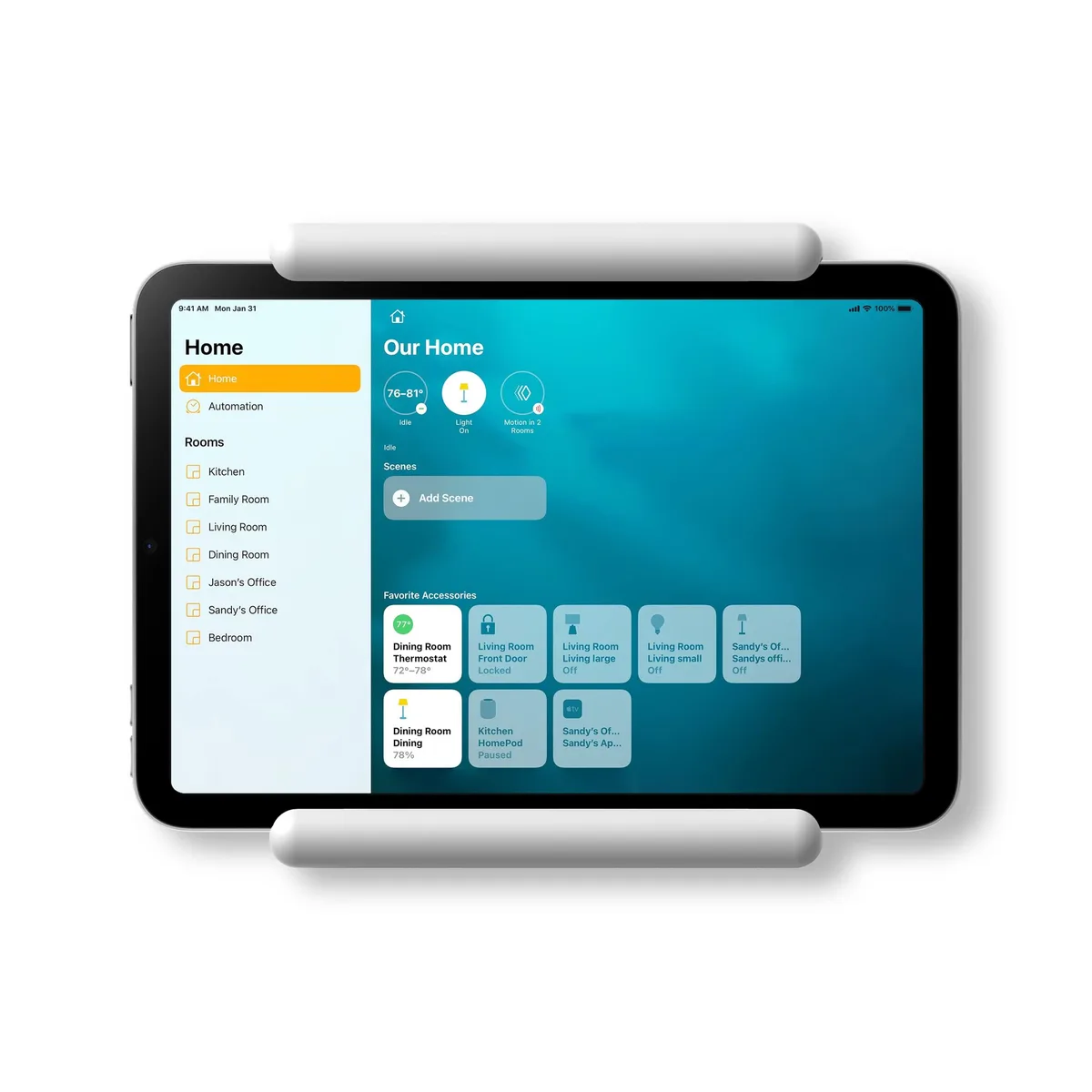 elago Home Hub Mount EHOME-HUBMT-WH White iPad Accessory — product photo