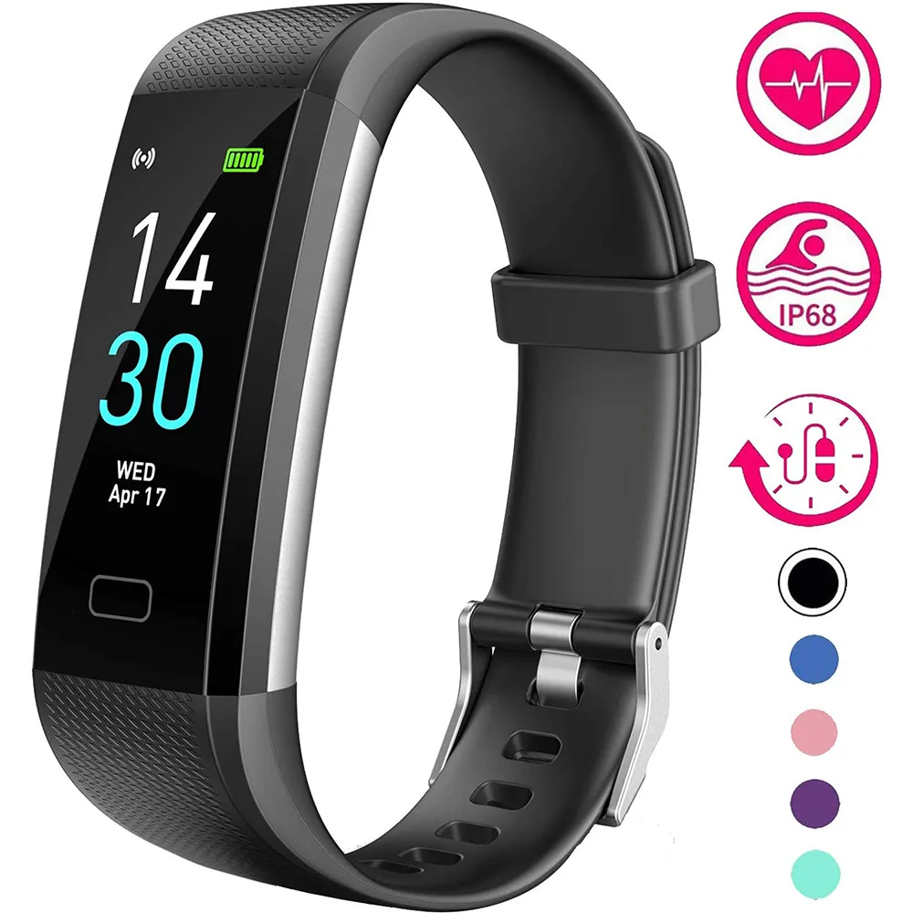 Hitoor Hitoor Fitness Tracker HR IP68 Black 23.04 g — product photo