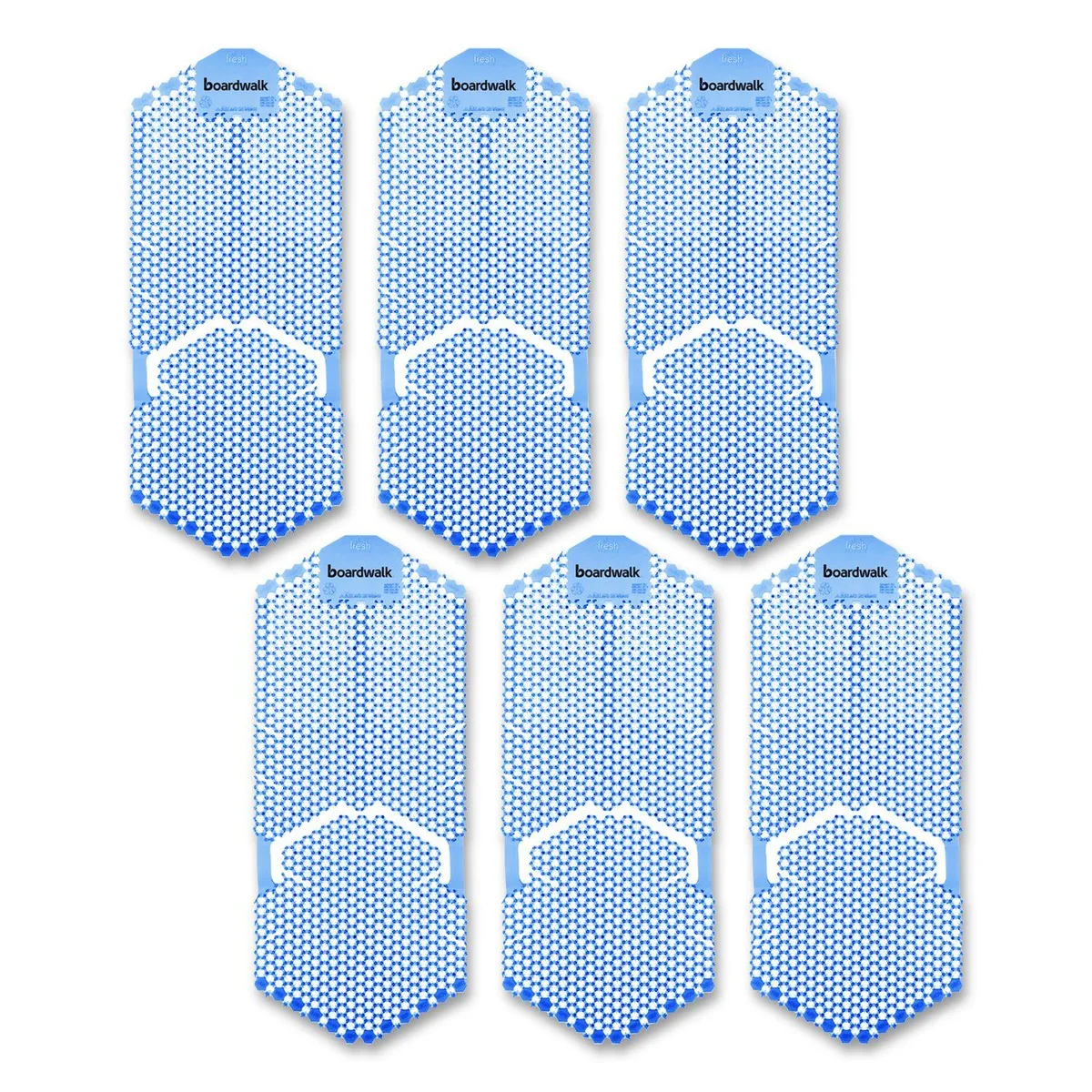 Boardwalk Boardwalk Vertical Urinal Screen Cotton Blossom Blue 5.22 oz 6/Carton — product photo
