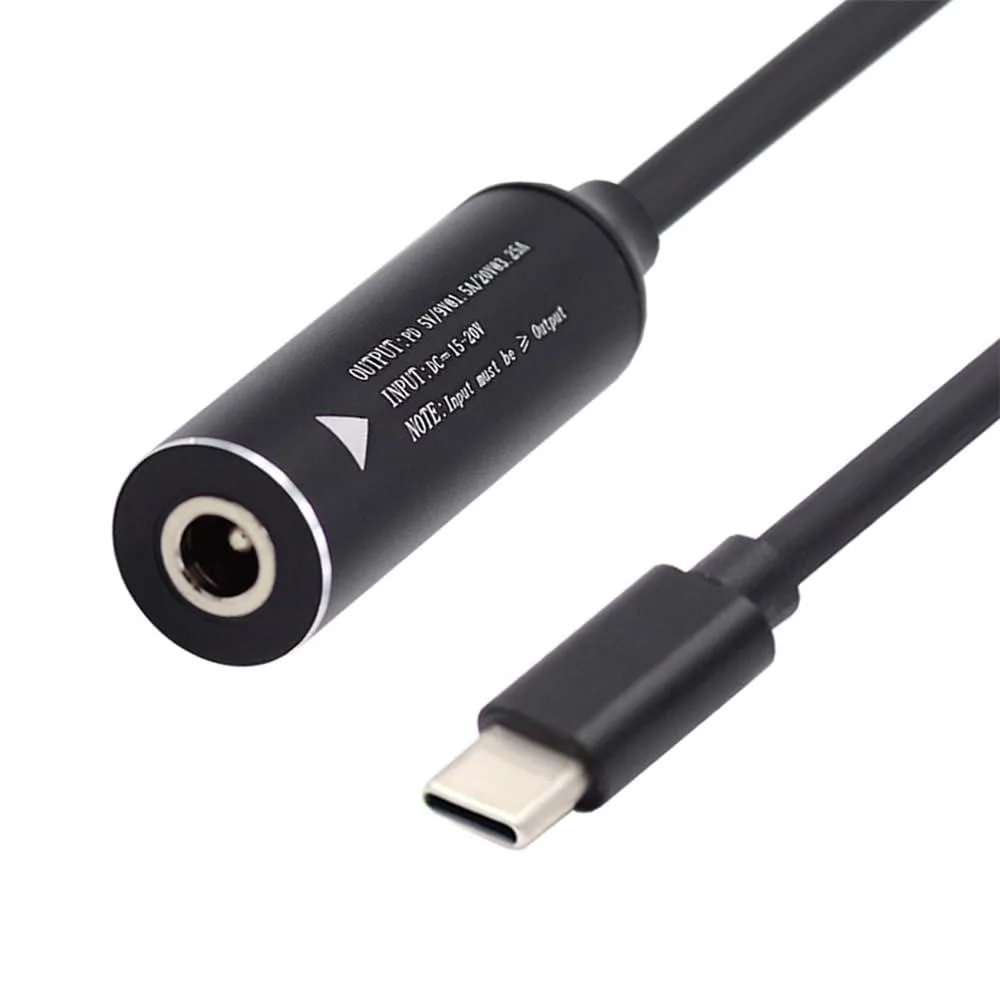 Fervit Fervit 5.5x1.7mm DC Jack to USB-C PD Cable 65W — product photo