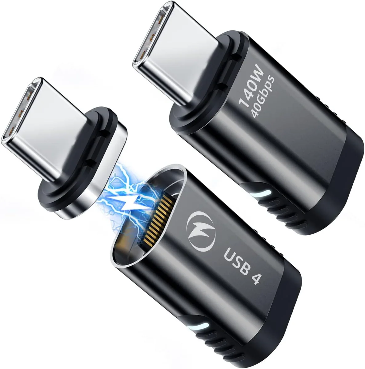 Jansicotek Jansicotek LD140W 140W USB-C Magnetic Adapter 2-Pack — product photo