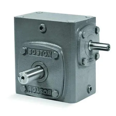 Cast iron speed reducer with epoxy paint finish, indirect drive 40:1 ratio
