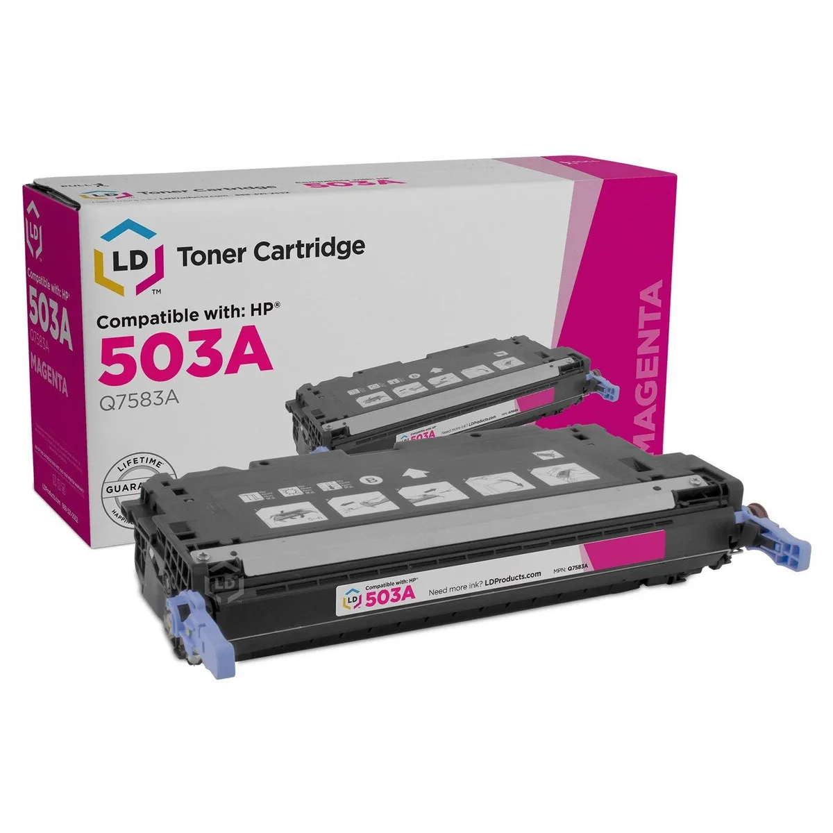 LD Products LD Products Q7583A (HP 503A) Magenta toner cartridge — product photo