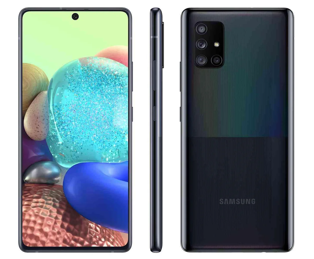 SAMSUNG Samsung Galaxy A71 5G A716U T-Mobile 128GB Black prepaid — product photo