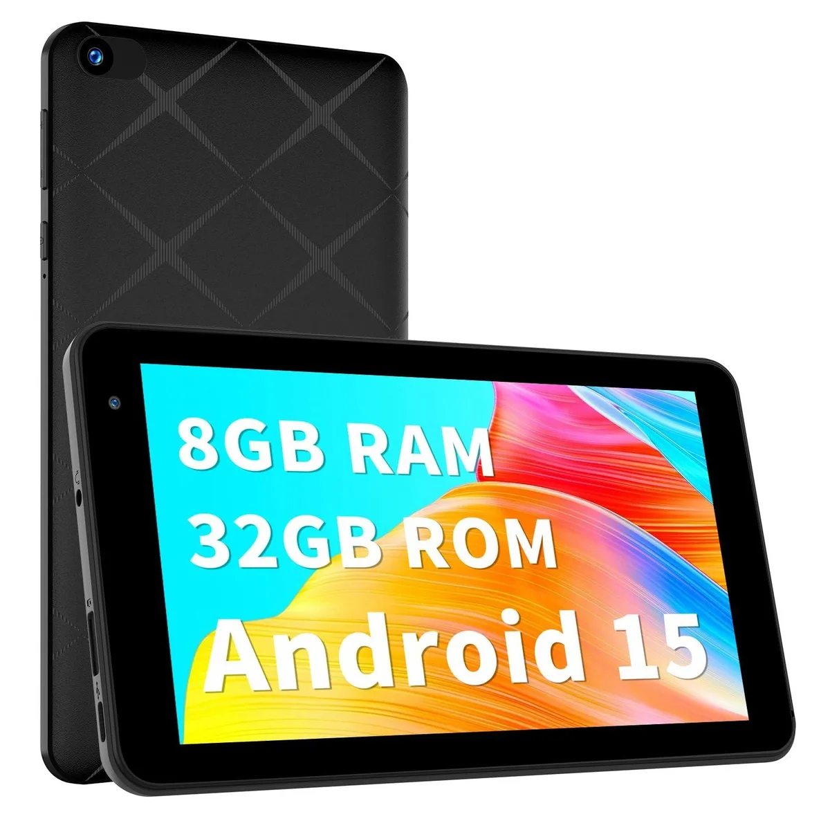 Barrow Mods Barrow Mods VASOUN Android 15 Tablet 7 inch 2025 8GB 3GB+5GB Expand RAM 32GB 2 in 1 accessory — product photo