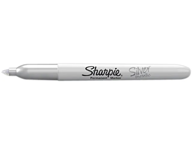Sharpie Sharpie 39109PP Metallic Permanent Marker Fine Point .5 mm Silver 4 Pack — product photo