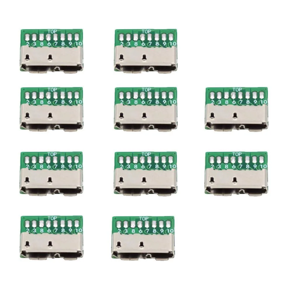 LORDWORLD LORDWORLD Micro USB 3.0 10Pin Female Socket 10pcs — product photo