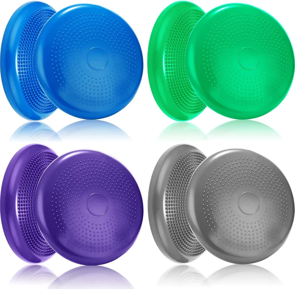TAURKENAM TAURKENAM 4 Pcs Wobble Cushion Balance Disc 34 cm 450 lbs — product photo