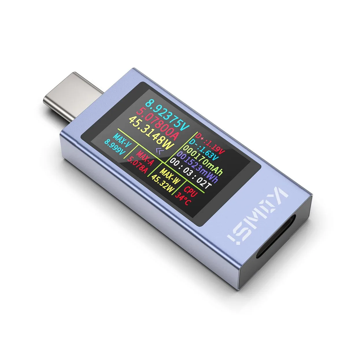  KWS-2303C USB C Tester Power Meter 360W 4-30V 0-12A — product photo