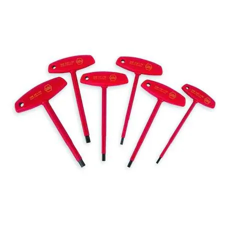 Wiha Tools Wiha Tools 33490 6-piece SAE T-shape hex key set — product photo