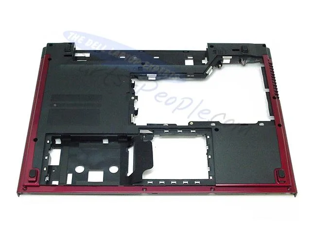 Dell Vostro 2510 base bottom plastic X420H with battery spring latch and rubber feet