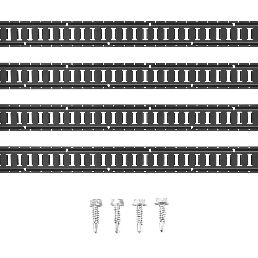 VEVOR VEVOR E Track Tie Down Rail Kit 5ft 4 Pack 2000 lbs — product photo