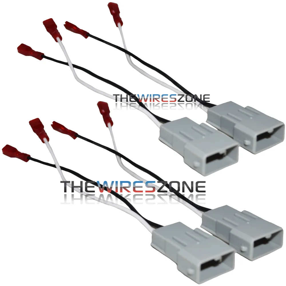 The Wires Zone The Wires Zone Speaker Connector Adapter 1986-2013 Acura Honda Isuzu 2 pairs car electronics accessory — product photo