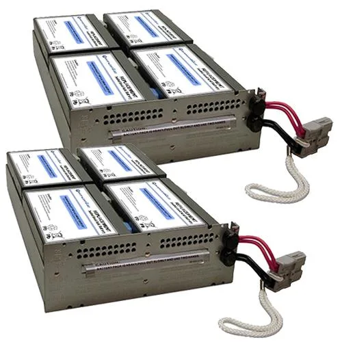 Two sealed lead-acid battery cartridges labelled 133 in a plain box
