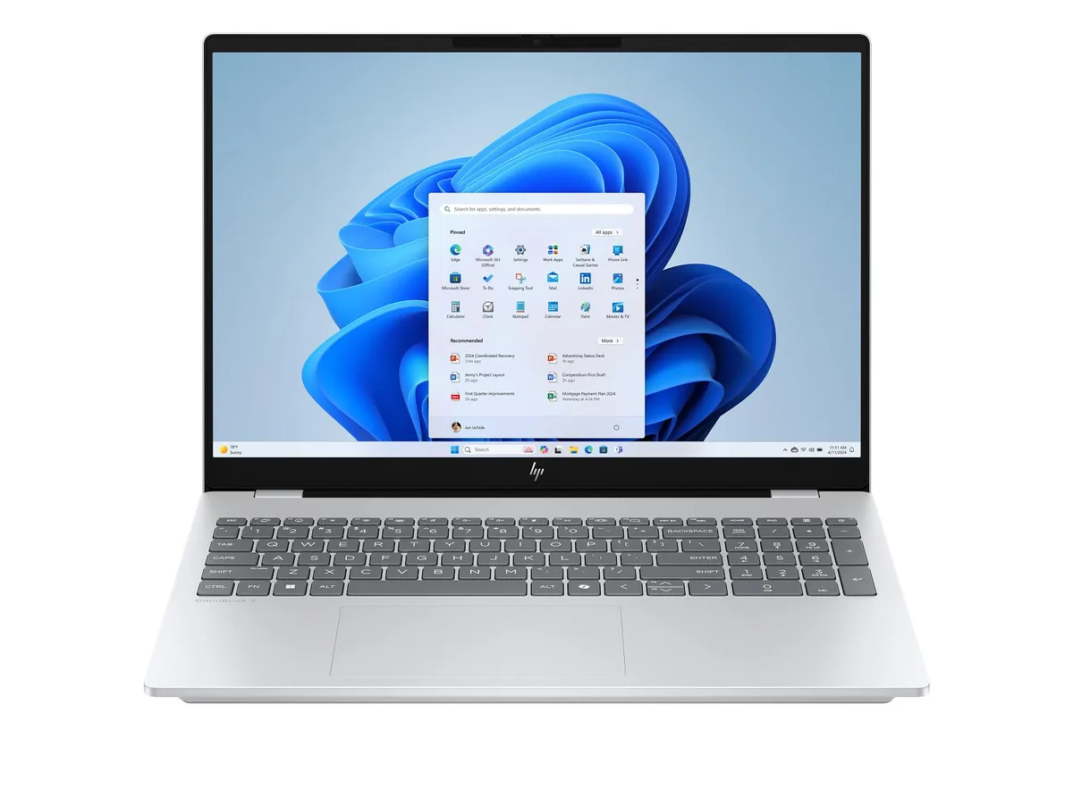 HP HP OmniBook 7 laptop 16" 2K OLED 120Hz touch Core Ultra 7 255H RTX 4050 16GB 1TB — product photo