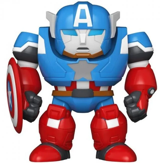 Funko Funko 91388 Bitty Bots Captain America Mech with Bitty POP Figure action figure — product photo