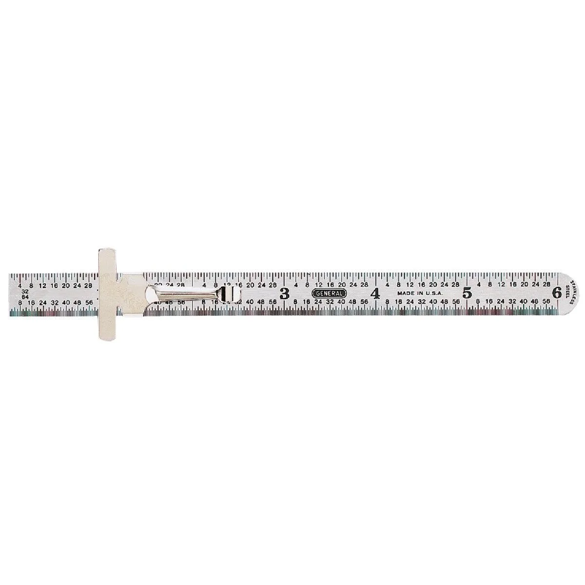 General Tools &amp; Instruments General Tools &amp; Instruments 300/1 6" Stainless Steel Pocket Rule hand tool — product photo
