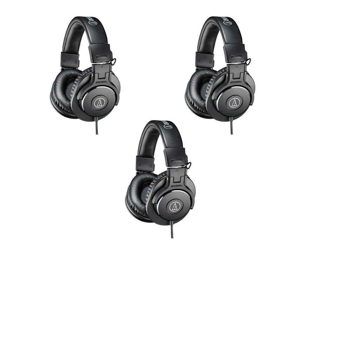 Audio-Technica Audio-Technica ATH-M30x Professional Monitor Headphones 3 pack headphone — product photo