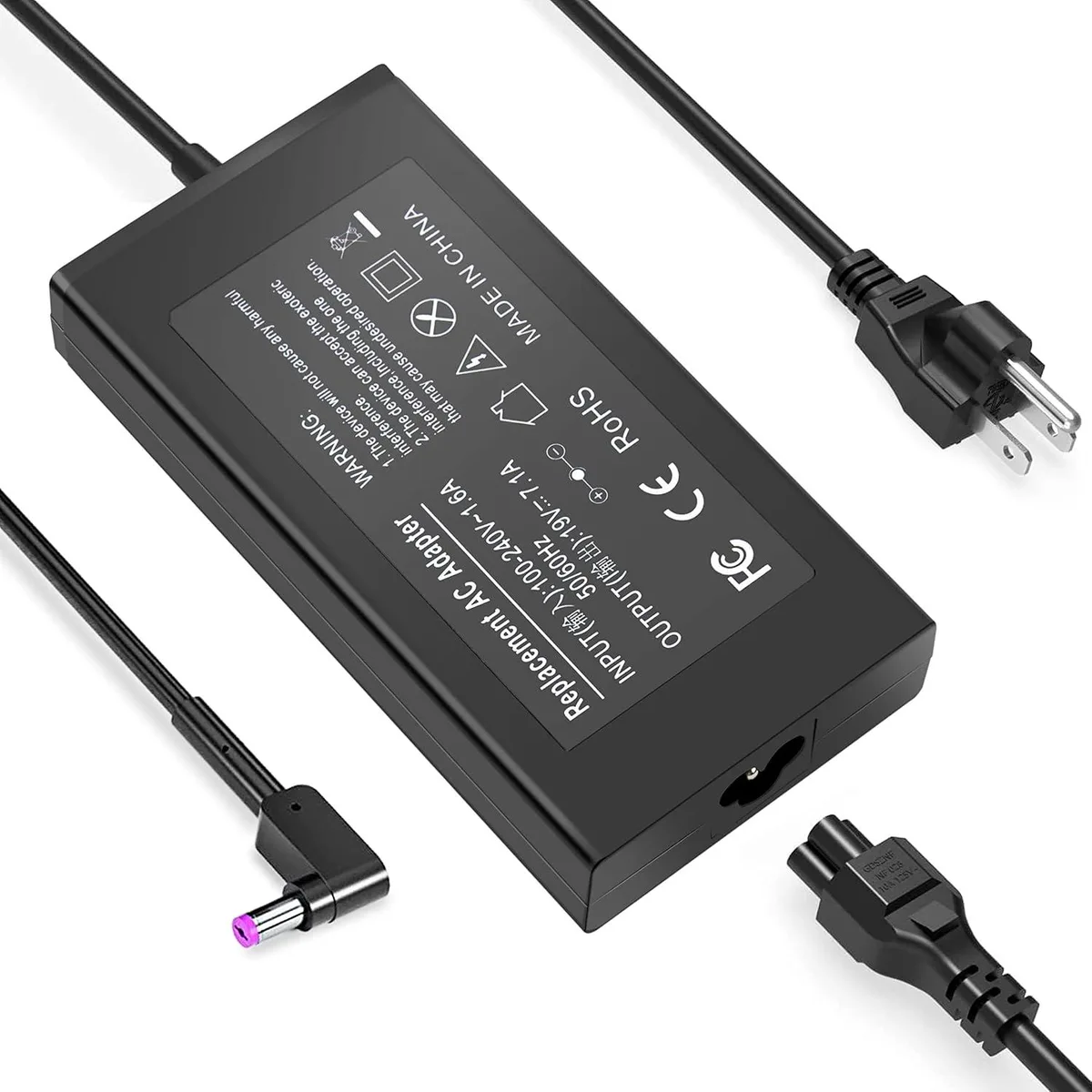 NShi NShi 135W 19V 7.1A 5.5mm×1.7mm AC adapter laptop replacement part — product photo