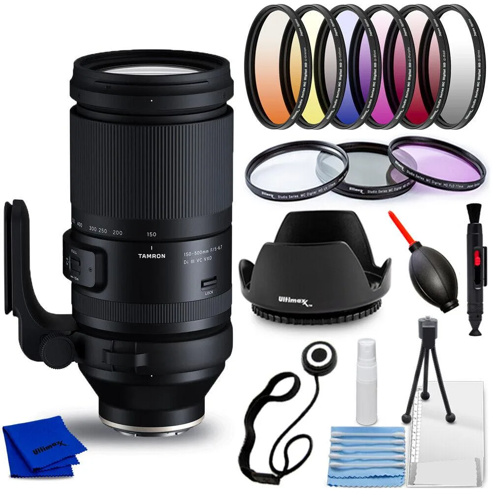 Tamron Tamron 150-500mm f/5-6.7 Di III VXD Sony E 9PC Bundle — product photo