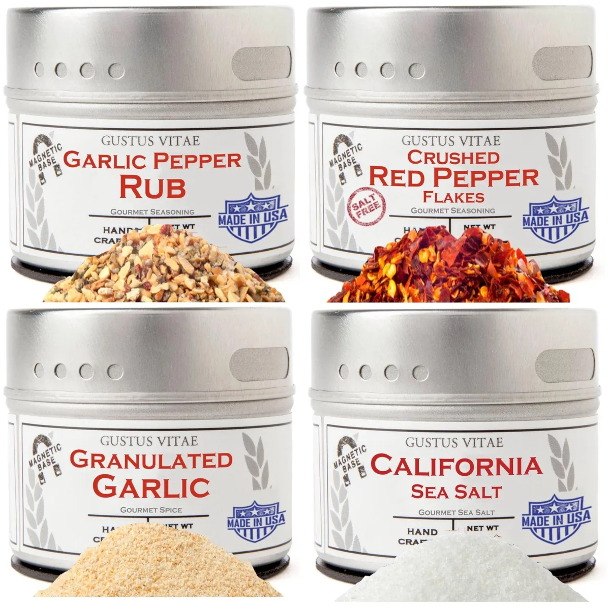 Gustus Vitae Condiments Gustus Vitae Condiments Must Have Kitchen Basics Set of 4 — product photo