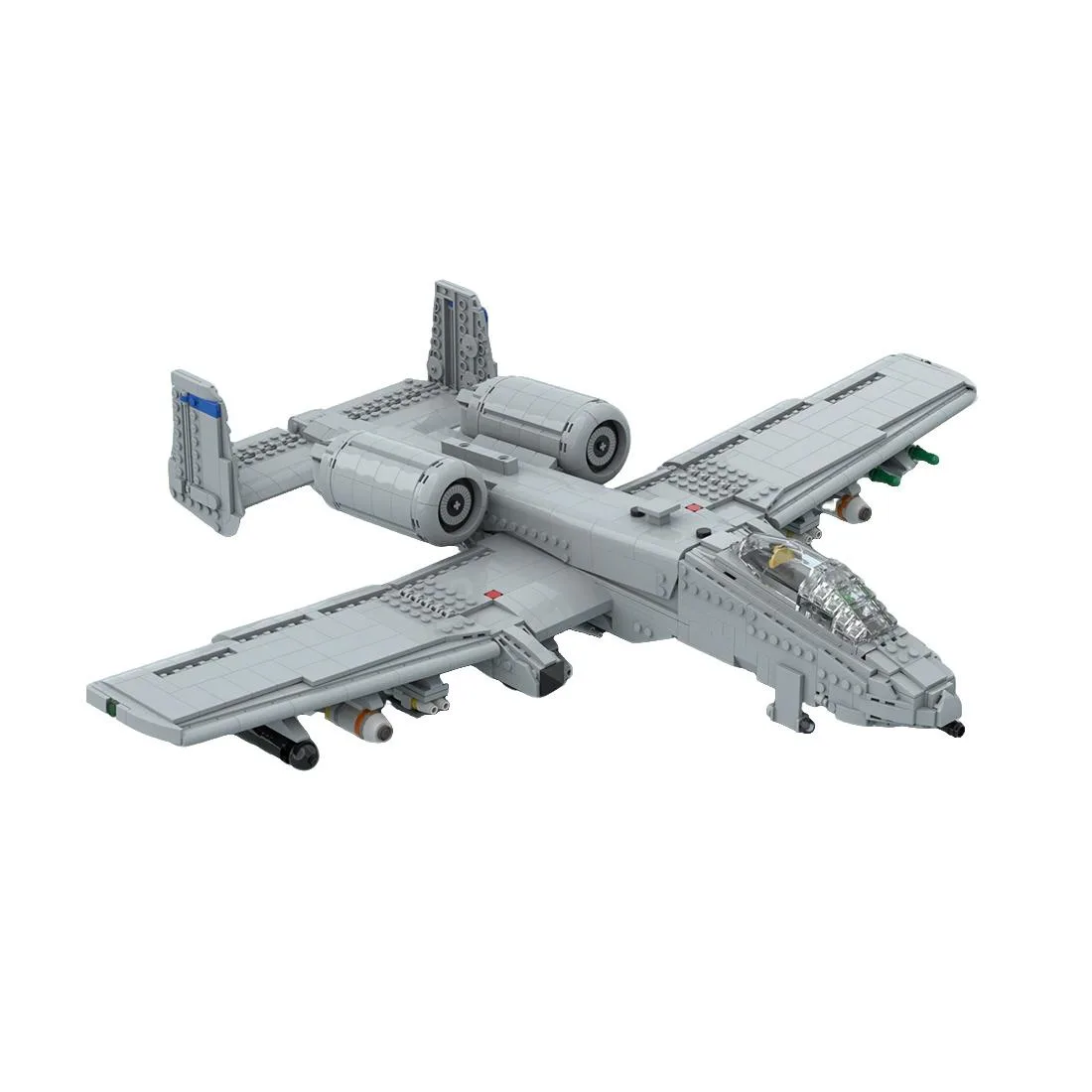ZITIANYOUBUILD ZITIANYOUBUILD MOC-234812 A-10 Attack Aircraft 2028PCS Building Set — product photo