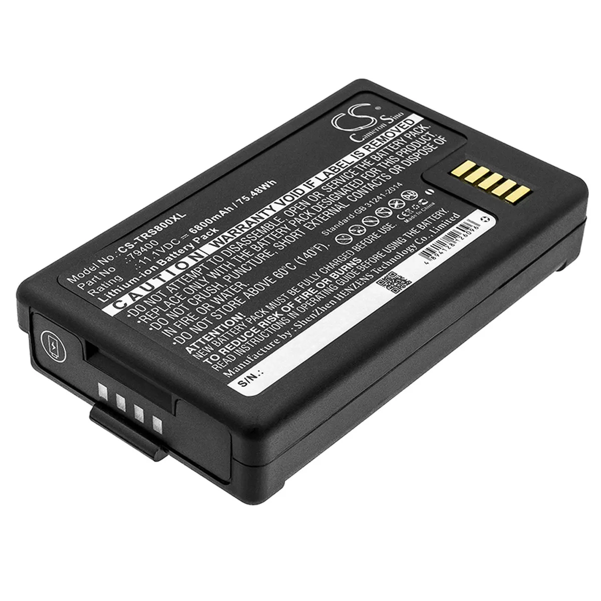 Centenex Electronics Centenex Electronics DS-CS-TRS800XL 11.1V 6800mAh Li-ion GPS battery — product photo