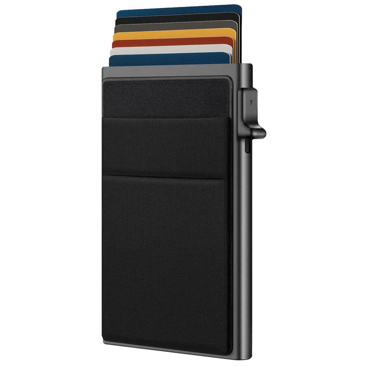  Yiuinsaybag Slimblack1 wallet aluminium 3.82x2.48 RFID 13.56 MHz — product photo