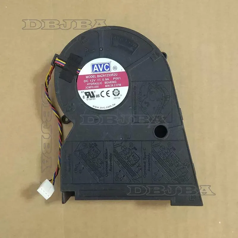 DBTLAP DBTLAP AVC BAZA1233R2U P001 3CWF9 A00 12V 0.9A laptop cooling pad — product photo