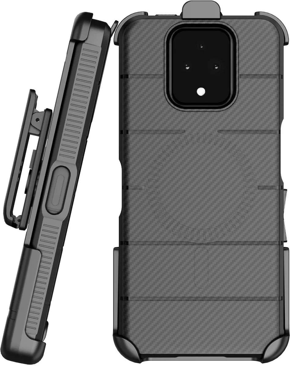 Nakedcellphone Nakedcellphone Case and Holster Combo for Sonim XP Pro 5G X800 2024 Carbon Fiber MagSafe 13-position clip — product photo