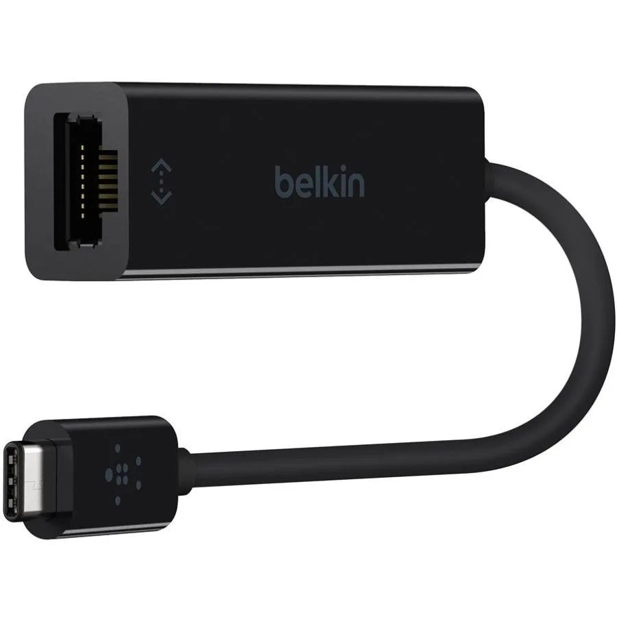Belkin Belkin B2B145-BLK USB-C to Gigabit Ethernet Adapter network card — product photo