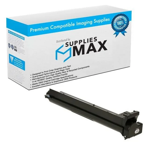 SuppliesMax SuppliesMax Compatible Black Toner Cartridge 20000 Pages for Konica Minolta bizhub C250 C250P C252 C252P — product photo