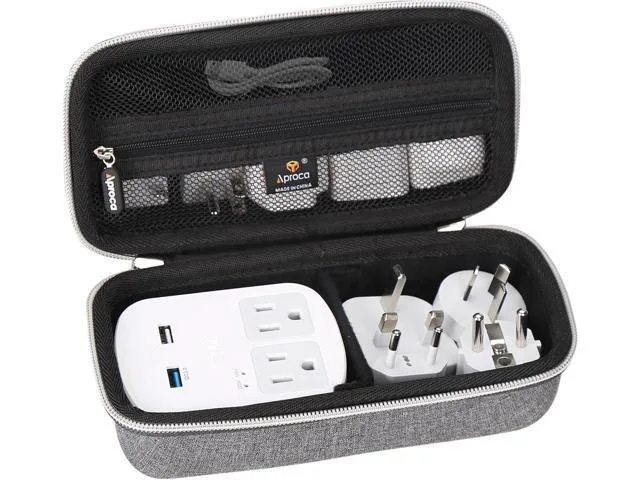 LORDWORLD LORDWORLD Grey Hard Travel Case for Ceptics Adapter Kit — product photo