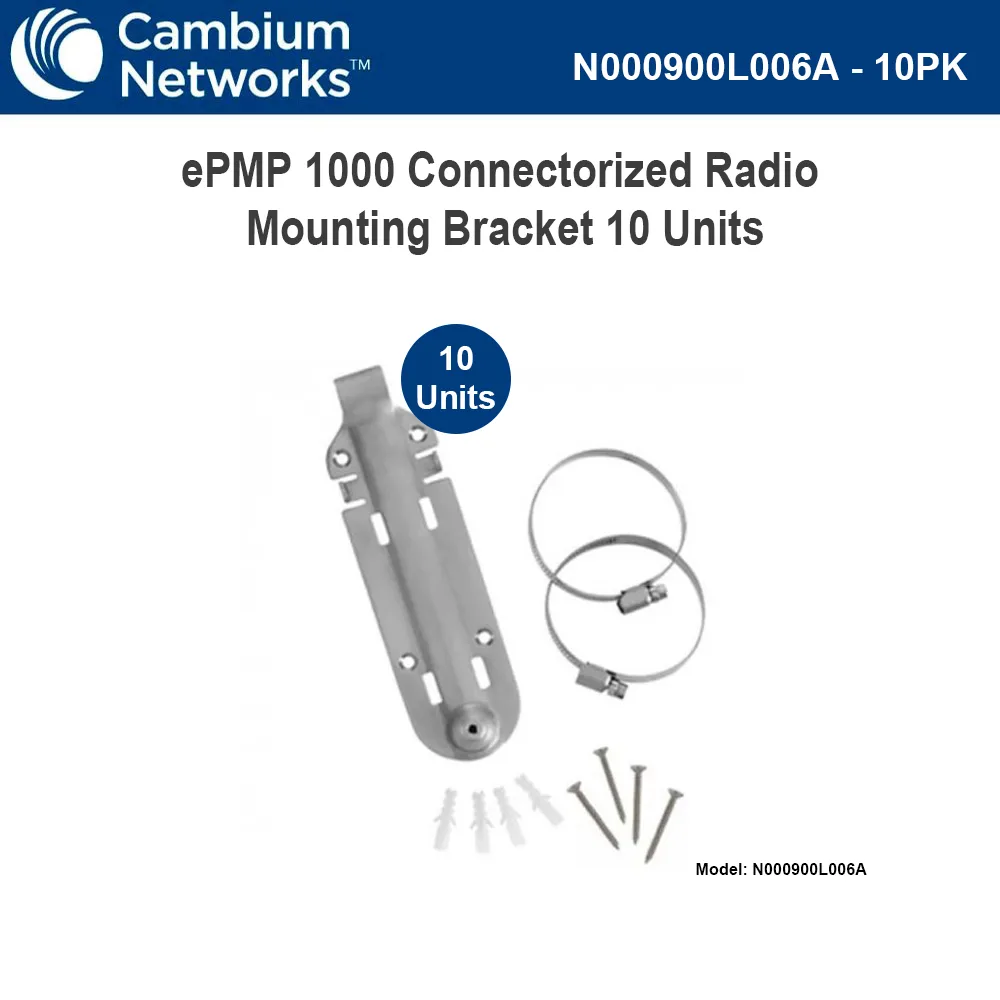 Cambium Networks Cambium Networks ePMP 1000 Connectorized Radio Mounting Bracket 10 Pack — product photo