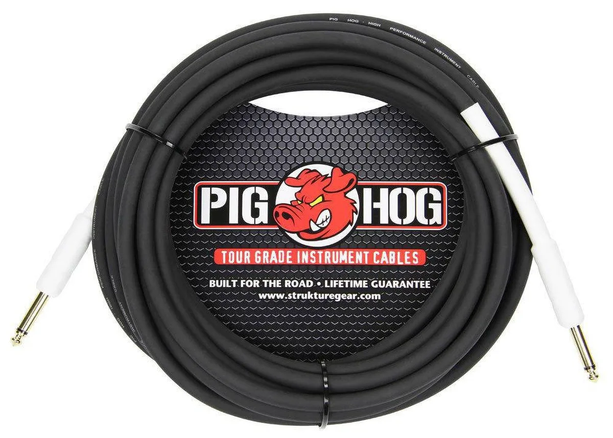 Pig Hog Solutions Pig Hog PH25 8mm 1/4" Guitar Instrument Cable 25 ft — product photo
