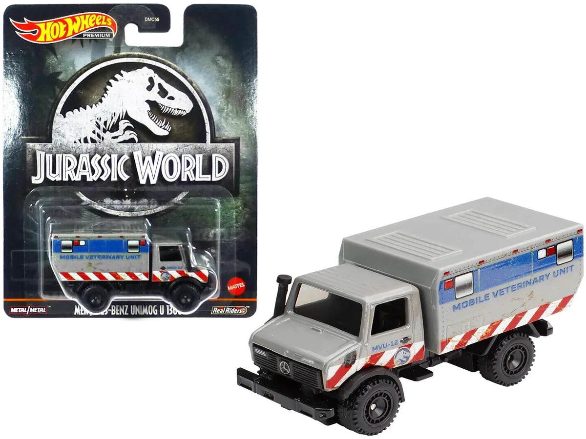 Hot Wheels Hot Wheels Mercedes-Benz Unimog U 1300 L MVU-12 Jurassic World 2015 Diecast 3.125in — product photo
