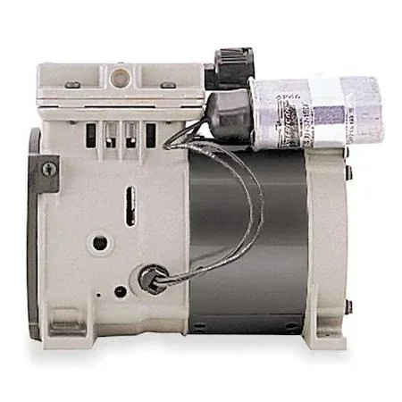 Thomas Thomas 688CE44 1/3 HP piston air compressor/vacuum pump 1.6 cfm 100 psi 115V — product photo