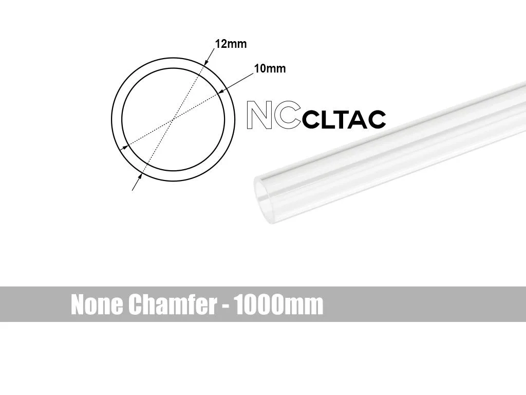Bitspower Bitspower BP-NCCLT12AC-L1000 Acrylic Tube OD 12 x 1000mm — product photo